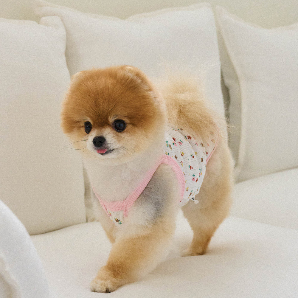 【予約】フラワーリボントップ