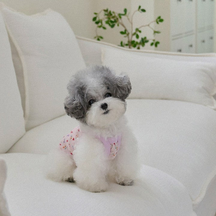 【予約】フラワーリボントップ