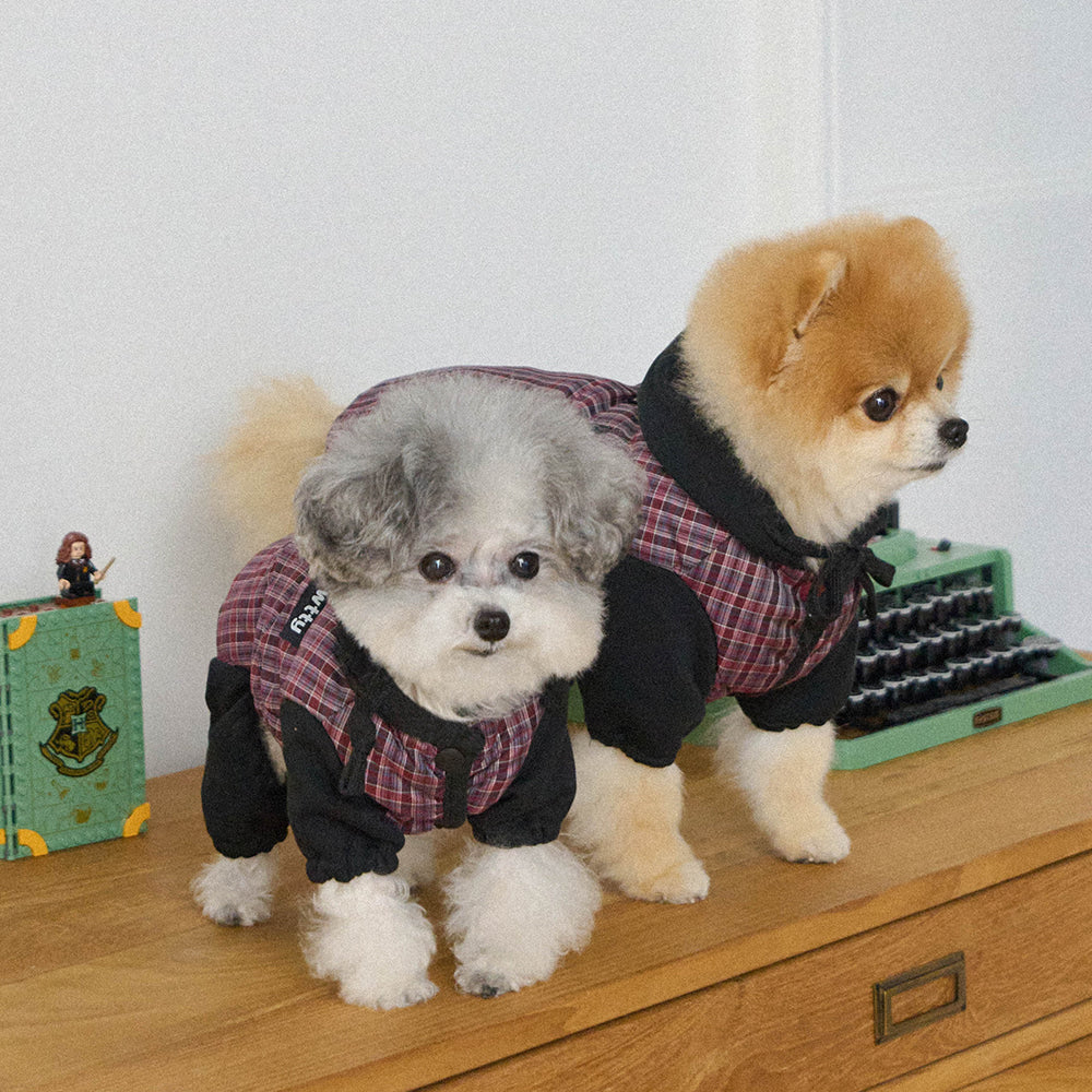 【予約】チェックフーディーオールインワンパディングハーネス