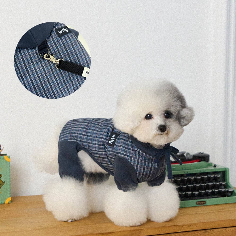 【予約】チェックフーディーオールインワンパディングハーネス