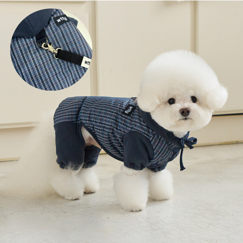 【予約】チェックフーディーオールインワンパディングハーネス