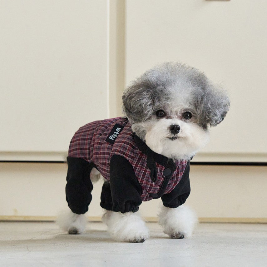 【予約】チェックフーディーオールインワンパディングハーネス