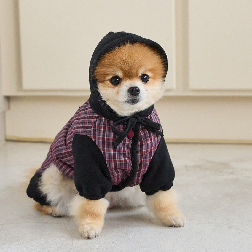 【予約】チェックフーディーオールインワンパディングハーネス