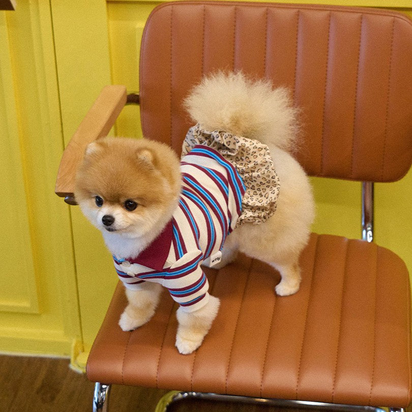 【予約】マルチストライプストリングポロTシャツ