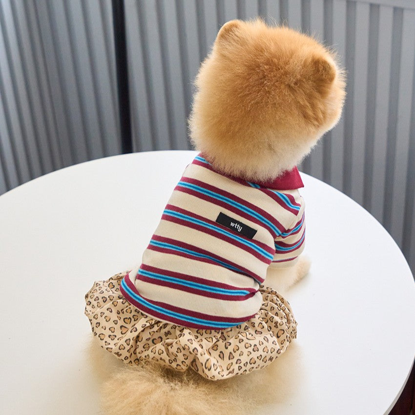 【予約】マルチストライプストリングポロTシャツ