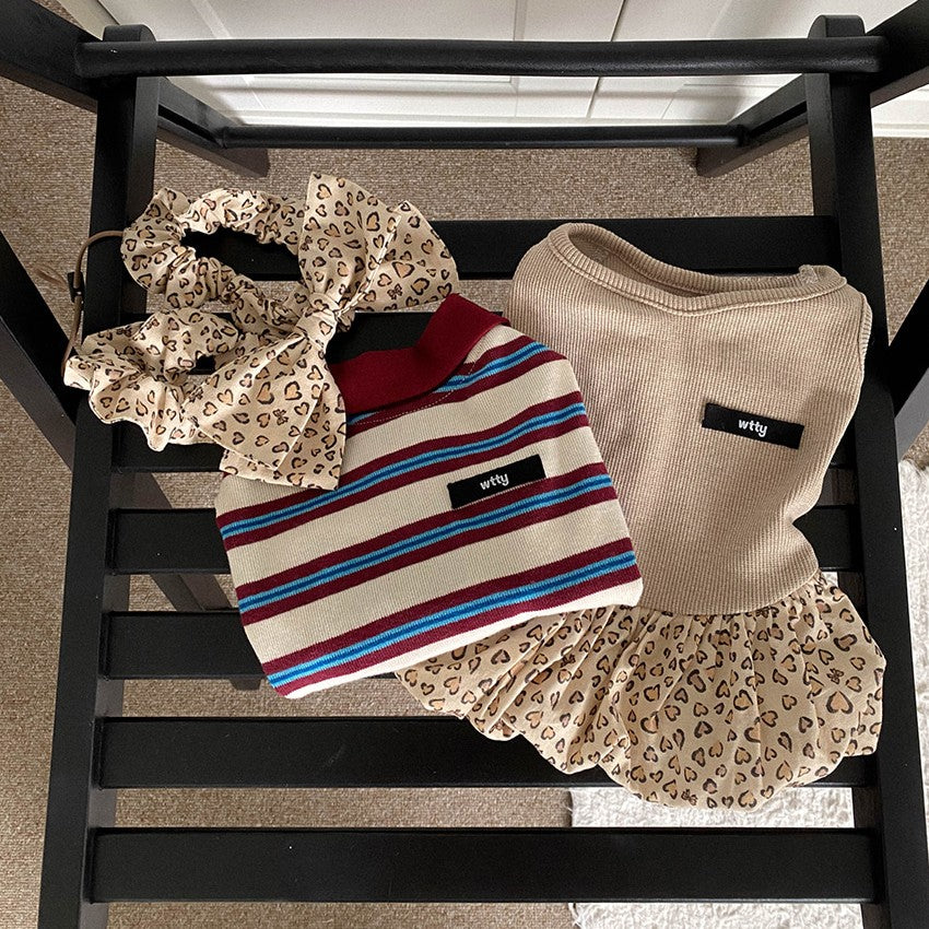 【予約】マルチストライプストリングポロTシャツ