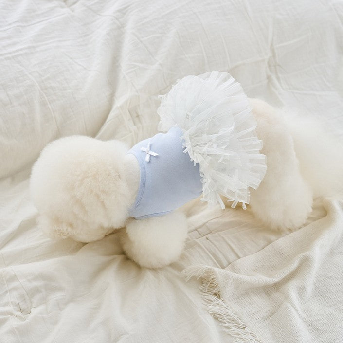 【予約】リボンチュールワンピース