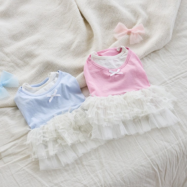 【予約】リボンチュールワンピース