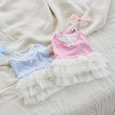 【予約】リボンチュールワンピース