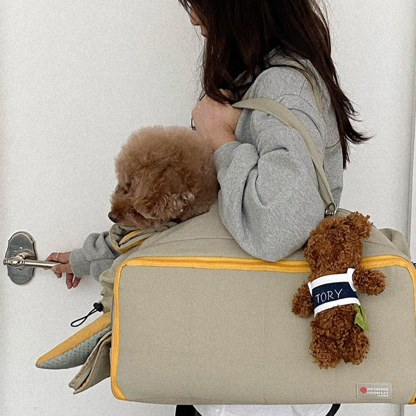 【予約】くまのぬいぐるみプープバッグキーリング（くまさん本体＋衣装部分にイニシャル刻印）